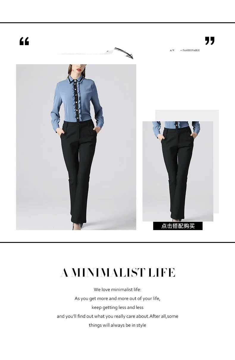 Женская Офисная рубашка поло с длинным рукавом, однобортный Кардиган с оборками, новинка, весенние женские повседневные топы размера плюс