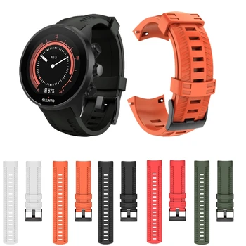 

Replacement Silicone Replacement Sport WristStrap Watch Band for SUUNTO- 7/9 Baro Smart Watch Sports Wristband Accessories