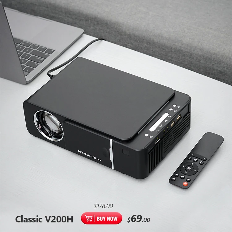 Vivicine Newest P12 3D 4K Projector,Android WIFI HDMI USB 1080p Full HD Home Theater Proyector 12000 mAh Battery Beamer