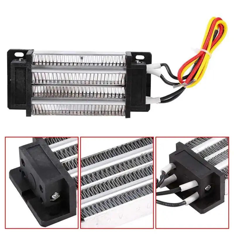 Heater Tool 200W DC 12V Electric Insulated Ceramic Thermostatic High Power PTC Heating Heater