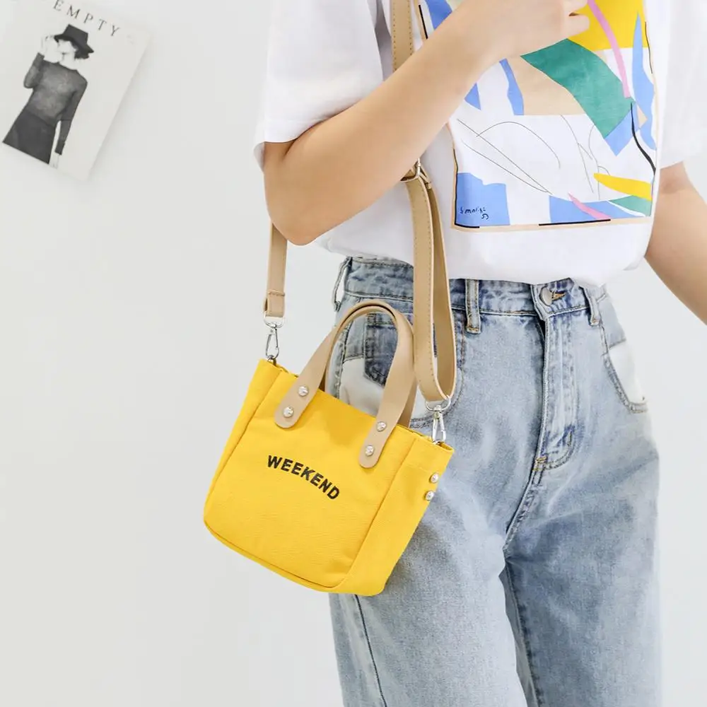 Женская модная наплечная сумка мессенджер с буквенным принтом повседневная