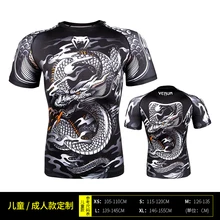 ММА змеиная голова Черный Тигр фитнес дышащие боксерские майки Тигр Муай Тай джиу джитсу футболка ММА Рашгард бокс