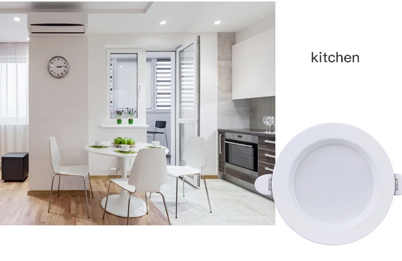 5W 7W 12W 18W AC220V 110V LED Spot Lights Indoor Lighting White/Warm Downlights LED Downlight Recessed Round LED Ceiling Lamp