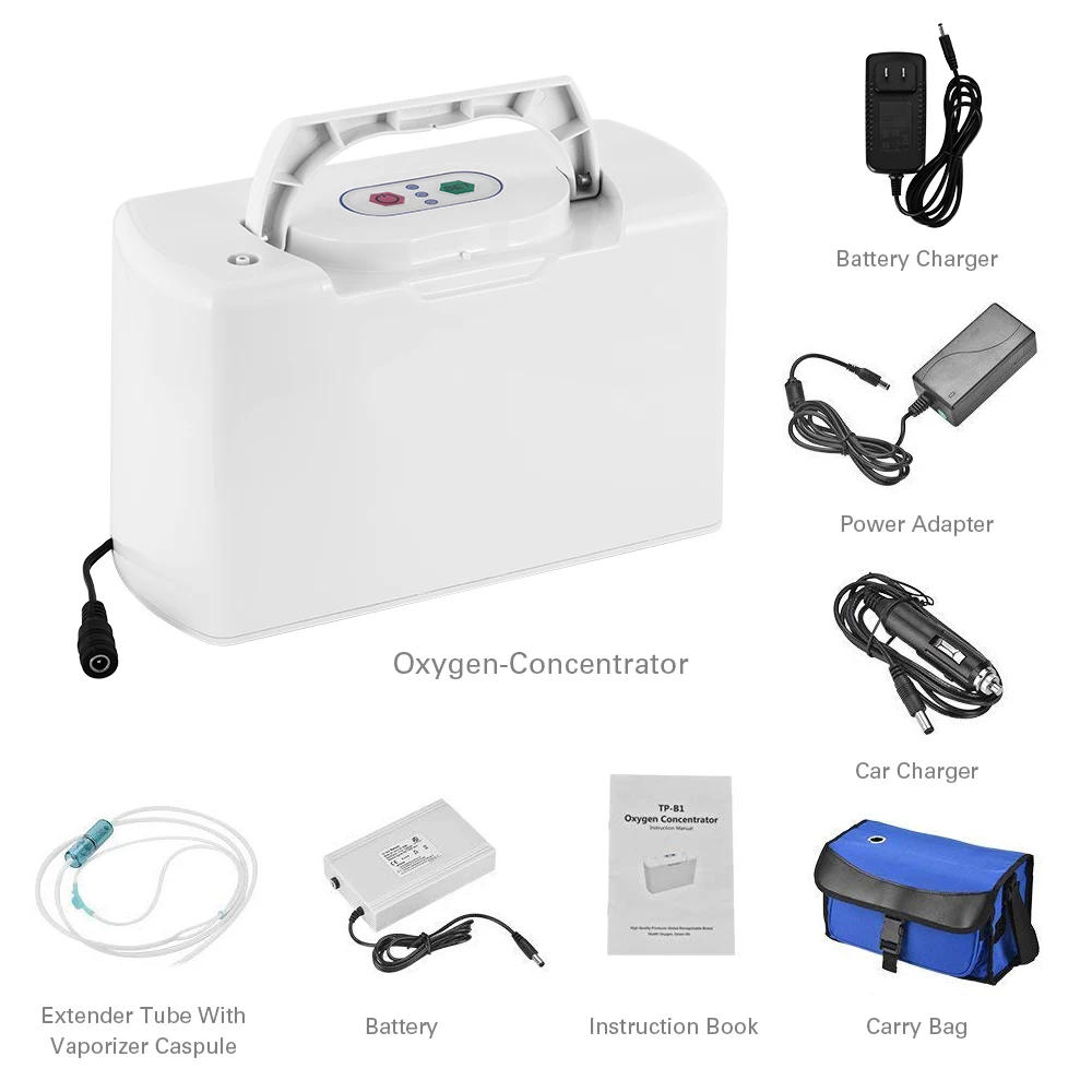 Przenośny Mini koncentrator tlenu domowego samochodu akumulator generator tlenu inhalator bateria maszyny Oxygenerator oczyszczacze powietrza Przenośny Mini koncentrator tlenu domowego samochodu akumulator generator tlenu inhalator bateria maszyny Oxygenerator oczyszczacze powietrza