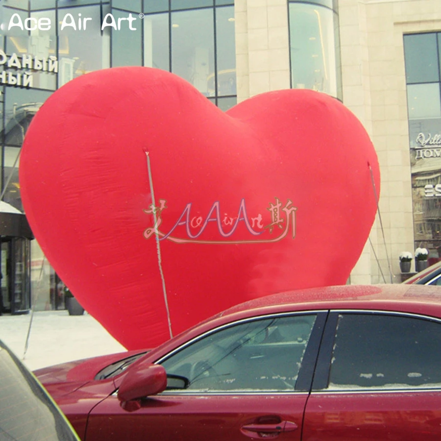 Giant-beautiful-standing-inflatable-hearts-shape-replica-model-with-white-lights-and-blower-for-wedding _副本