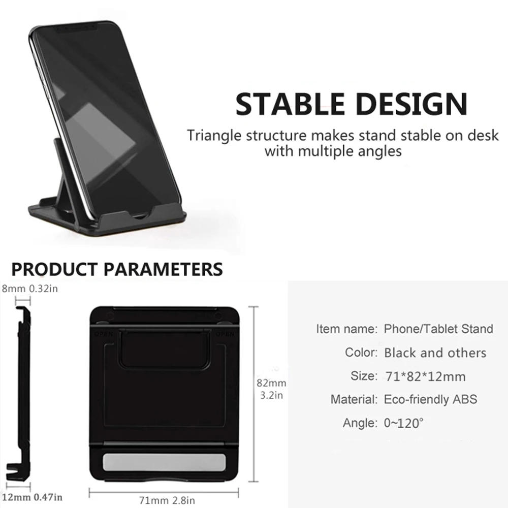 

Desktop small stand folding mobile phone stand multifunctional adjustable lazy tablet stand