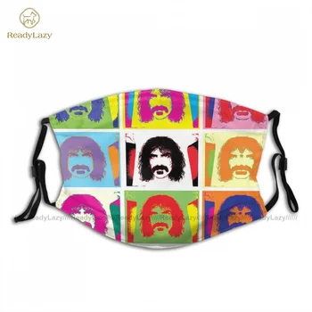 

Dust Washable Adult Frank Zappa Three Face Mouth Mask Fashion Cloth Charm Facial Mask With Filter