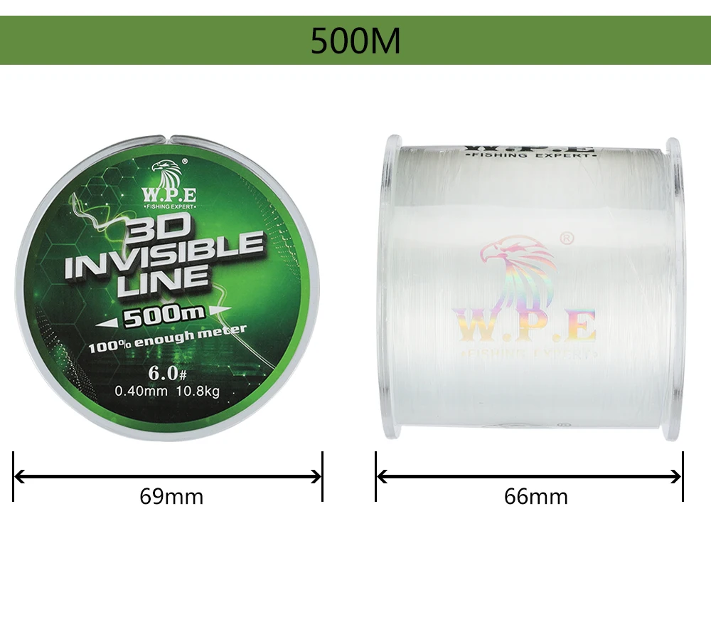 Бренд w. P. E нейлоновая леска 100 м/150 м/300 м 500 мм-0,23 мм прочная Моноволокно 0,60 кг-22 кг леска для ловли карпа японский материал
