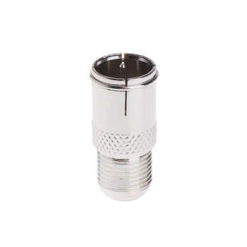 

10 Pcs Quick Fit F Connector Male Plug To Female Adapter - Push On RF Coaxial Dropshipping