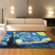 Ковер AOVOLL для гостиной, Европейский стиль, Рисунок маслом, ковер для спальни, ковер для детской комнаты, современный детский Декор, коврик для пола для мальчика