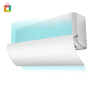 

Adjustable suspended air conditioner windshield baffle air conditioner deflector glass to prevent direct blowing Cozy