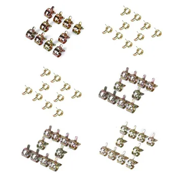 

New 60 x spring clamp Fuel hose Air pipe clamp Fastener (7mm, 10mm, 11mm, 14mm, 16mm, 17mm)