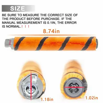 

Roller Brush +Sponges For Shark ION Flex DuoClean IF100 Vacuum Cleaner Replace