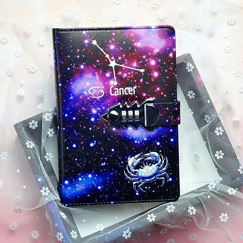 

Zodiac personality simple password notebook high-grade multifunctional gift notebook business office ledger