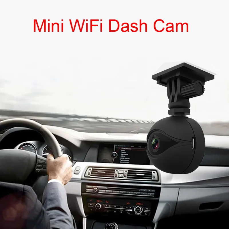 Мини Wi-Fi видеорегистратор HD 1080P Автомобильный видеорегистратор с широким углом обзора g-сенсор
