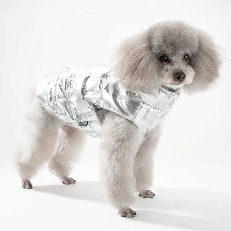 Hipidog Новая роскошная хлопковая куртка с высоким воротником для собак зимняя куртка для собак Одежда для щенков