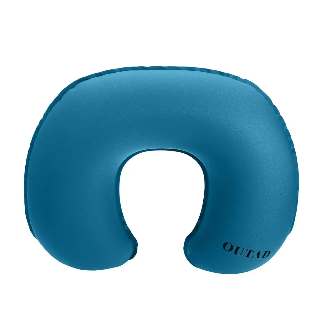 

OUTAD Ultralight TPU Ergonomic Neck Concave Inflatable Air Pillow U-Shaped for Outdoor Camping Travel Bus Car Train Airplane