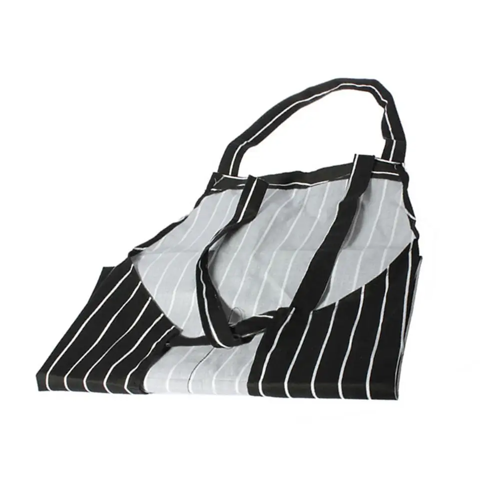 1PC Striped Plaid Long Fashion Man Women Waist Apron With Pocket Catering Chef Waiter Bar Kitchen Apron 70cm X 57cm