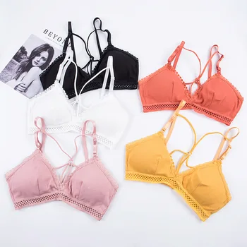 

Comfortable New Fashion Sexy Trangle Bralette Lace Women's Underwear Sexy Lingeries Brassiere Women Bra Push Up Bra