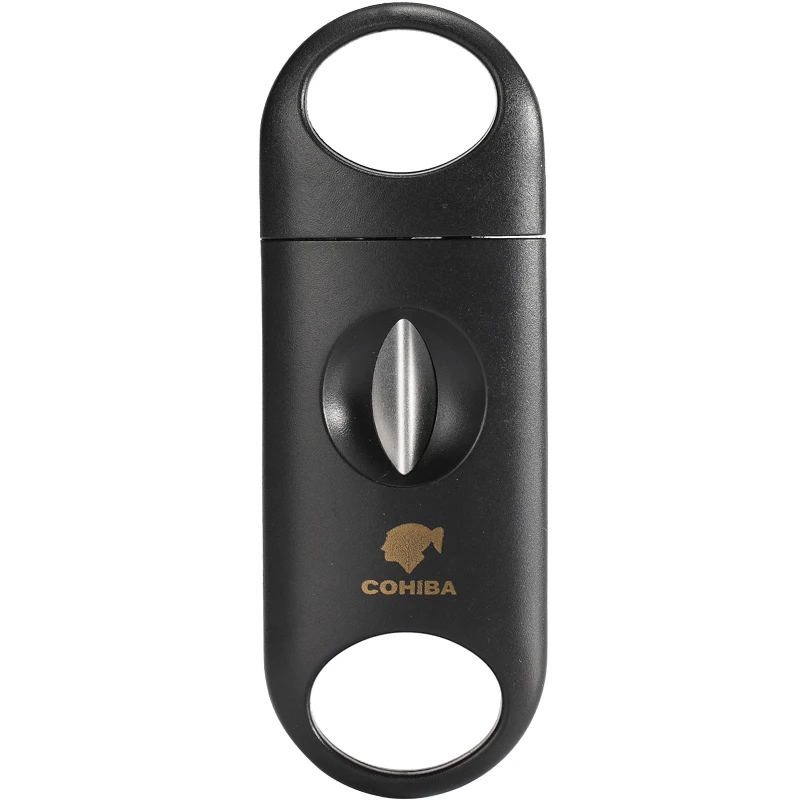 Металлический V образный нож пластиковый сигарный резак ножницы V-Cut Clipper порт Куба сигары резак Cohiba аксессуары для сигар