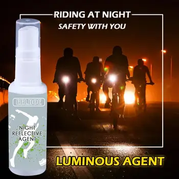 

Night Reflective Spray Helmet Bicycle Riding Anti Accident Fluorescence Paint Luminous Agent For Clothing Outdoor Safety Party