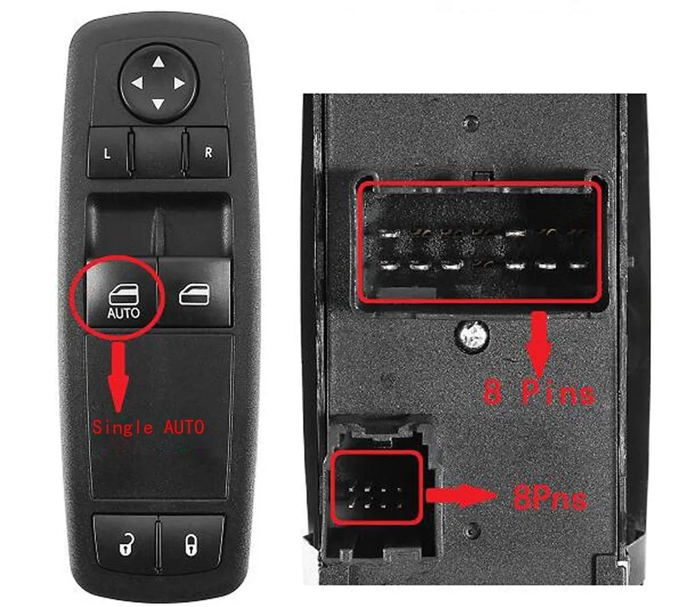Главный переключатель окна управления для Dodge большой караван Chrysler Town 04602627AG