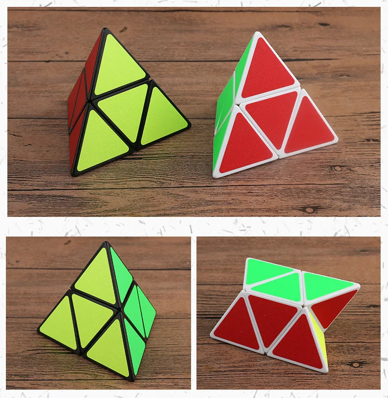 [Kathrine Pyramid Second Order Magic Cube] Children'S Educational Toy Game Only Rubik's Cube 7102a