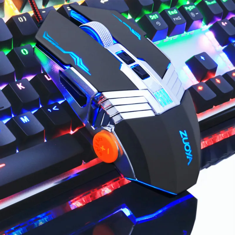 ZUOYA игровая мышь, регулируемая, 3200 dpi, игровая мышь, светодиодный, оптическая мышь, Mause, подсветка, проводная, USB, для ПК, ноутбука, профессионального геймера