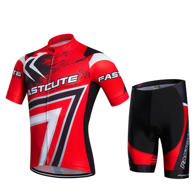 FASTCUTE Herbt Pro Rock велосипедная одежда Велосипедное трико одежда Ropa Ciclismo MTB велосипедная форма велосипедная рубашка гоночные майки для велоспорта - Цвет: Plata