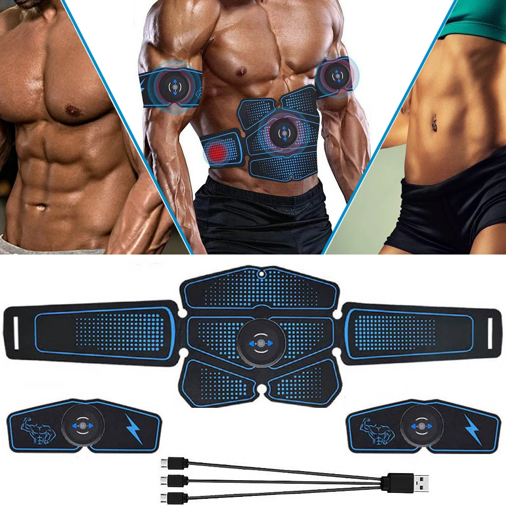 Stimulator Muscle Trainer Exercise Bodybuilding Smart Massage Machine Wireless Workout Sport Press Fitness Equipment Home Gym