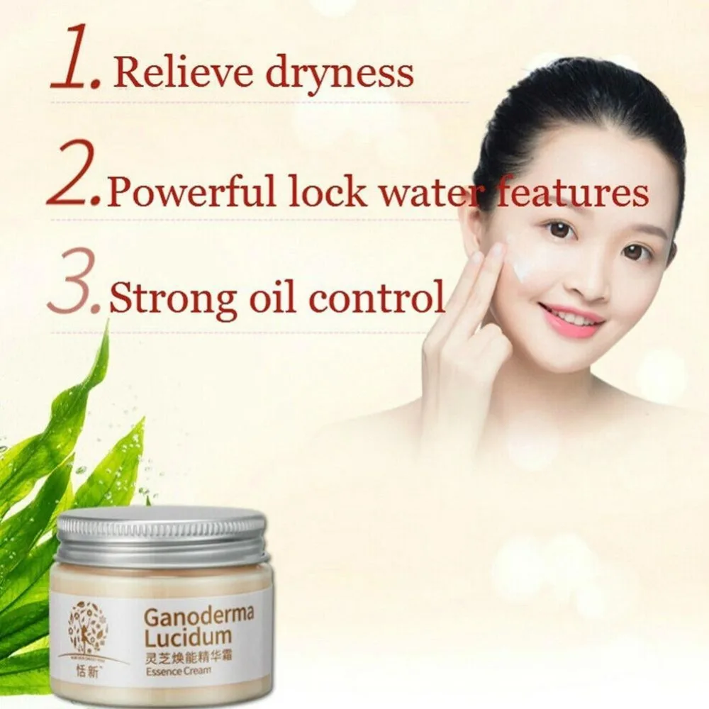 Ganoderma Lucidum светящийся крем увлажнение восстановление Осветляющий, увлажняющий осенне-зимний анти-сухой уход за кожей