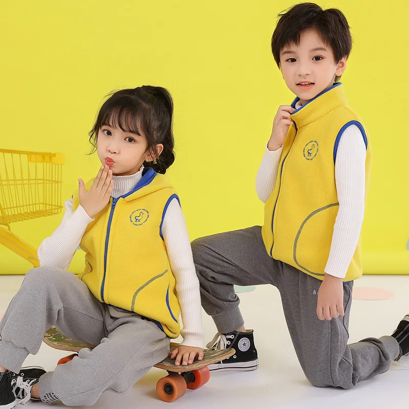 Autumn Winter Children Tops Clothes Jackets 2-11T Candy Colors Toddler Waistcoats Boys Girls Casual Kids Hooded Vest