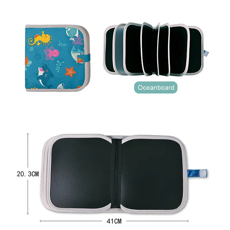 IMBABY Детская Ткань Книга ручная роспись рамка полотно холста DIY Ремесленная Живопись Дети обучения учебная книга игрушки для детей