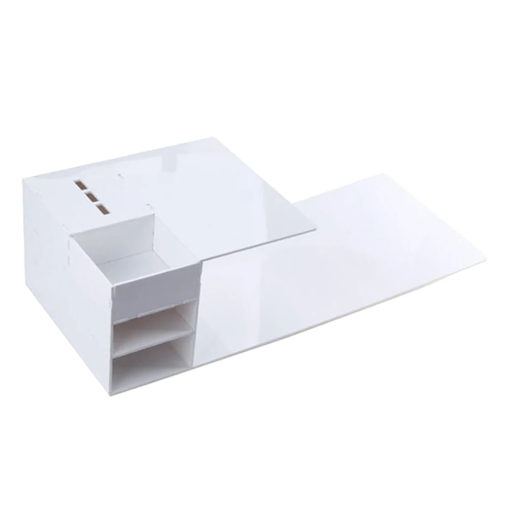 Acrylic Eyelash Extension Shelf Display Lash Pillow Stand Tweezers Rack White