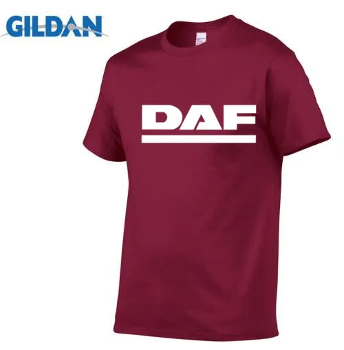 DAF Trucks Man Футболка реглан брендовая одежда марка автомобиля логотип Homme мужская
