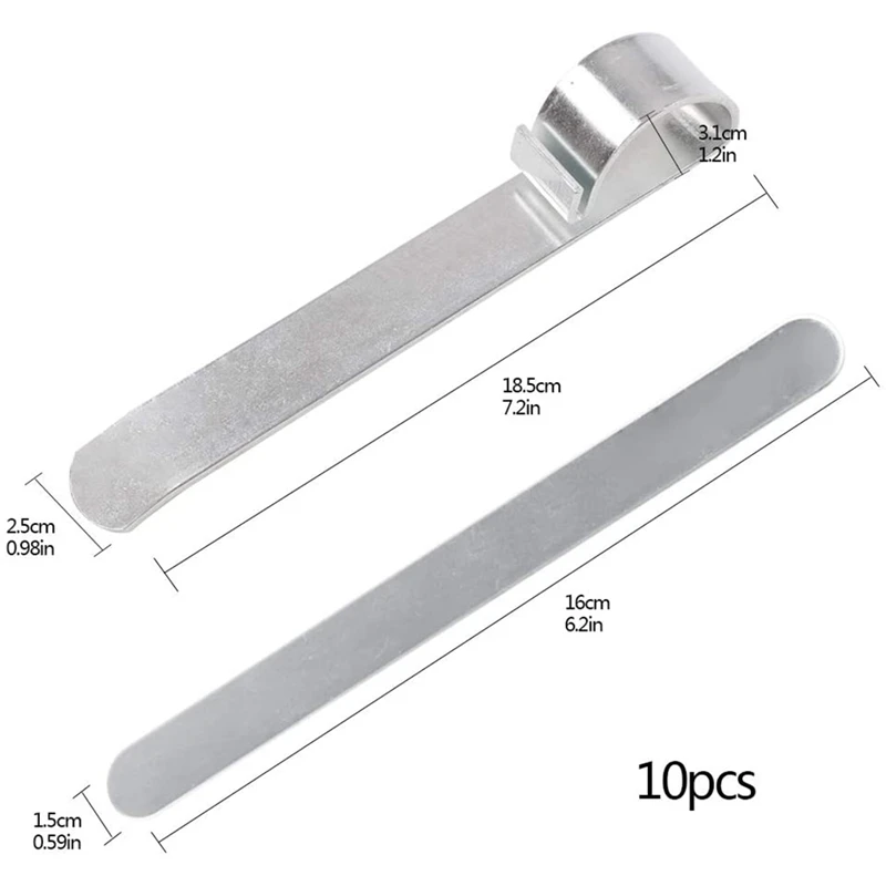Bracelet Bending Bar Kit, 10 Pcs Stainless Steel Bracelet Blank DIY Bangle Blank Cuff, Metal Engraving Bracelet Blanks