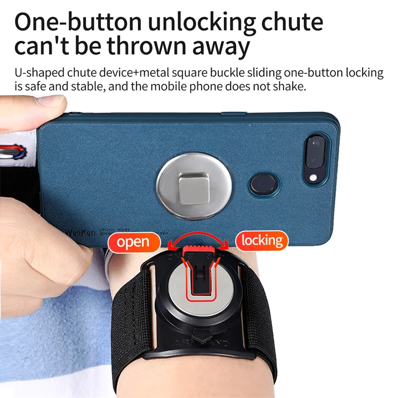 Running Mobile Phone ArmbandsOutdoor Fitness Cycling Navigation Bracket  Iphone Samsung Sports Equipment Universal Wrist Strap