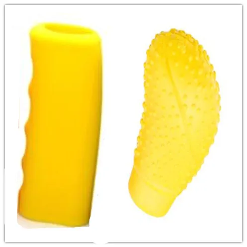 Автомобильный резиновый протектор оболочка рукоятки рычага переключения передач ручной тормоз для Porsche 918 Cayman Boxster 919 718 GT3 Macan Cayenne 911 Panamera Mission - Название цвета: B-yellow