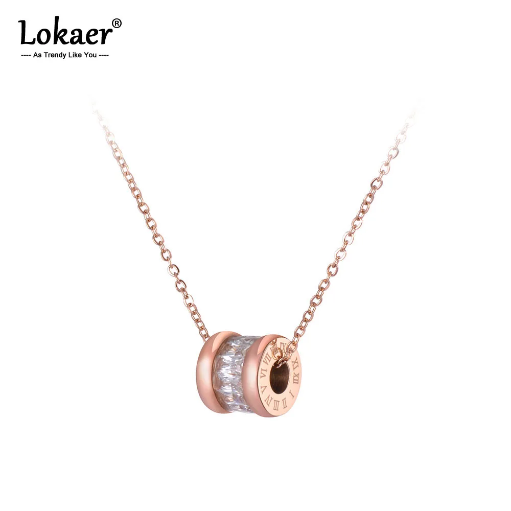 Lokaer Gargantillas Cl sicas De Circonia C bica Para Mujer Collares 