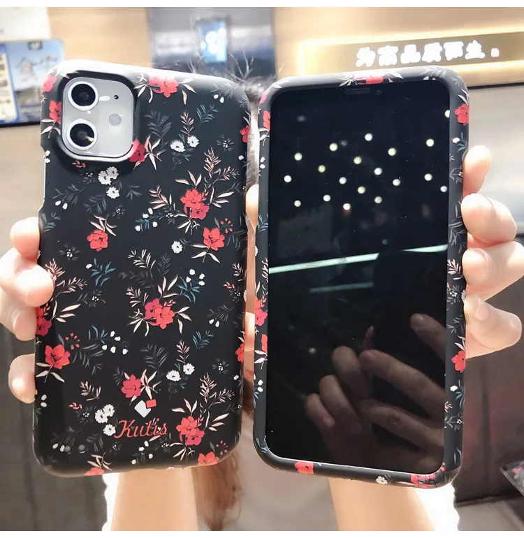 Чехол с фламинго для iphone 11 Pro, 360, передняя и задняя крышка, чехол для iphone XS max XR X 8 6 7 plus, чехол с изображением единорога, цветка розы, торта