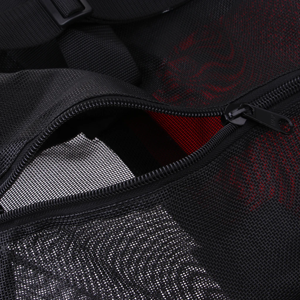 Portable Dive Flag Mesh Gear Bag & Shoulder Strap Scuba Diving Mesh Gear Bag For Scuba Diving Snorkel 