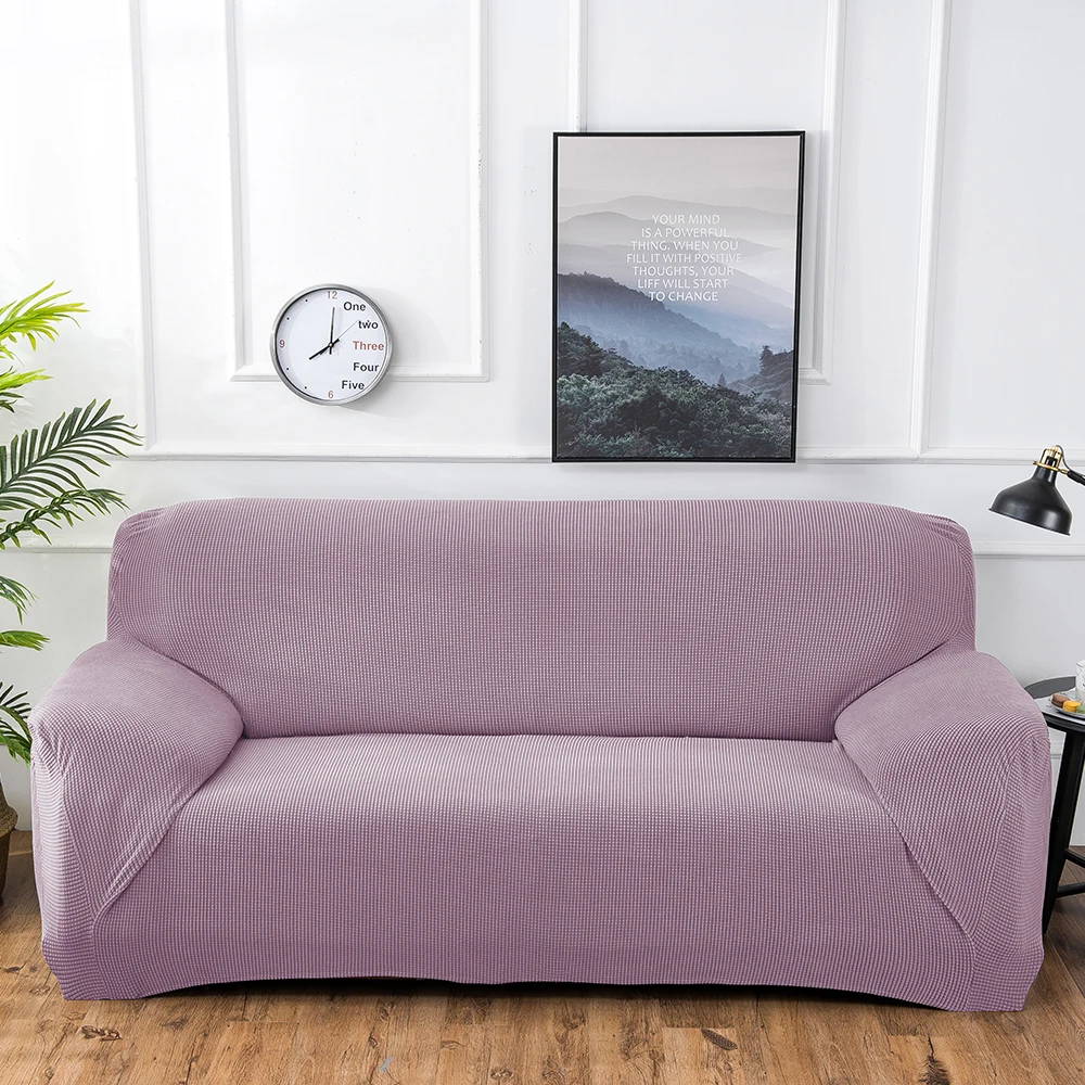 Light Purple 5 шт Набор отверток с прошитой эластичной диван протектор мебели моющееся сиденье Чехол для дивана съемный подлокотник чехол для Redmi 3/2/1 местный - Цвет: Light Purple