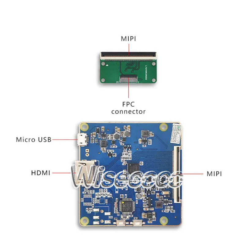 board Wisecoco TFTMD070021 ЖК-экран 7 дюймов 1200x1920 ips ЖК-Дисплей Hdmi к Mipi плата контроллера для планшетных ПК проект LT070ME050 - Цвет: board