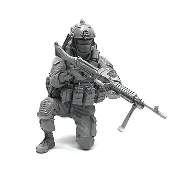 

YUFAN 1/35 Modern American Special Forces D Resin Soldier 5 cm Static Epoxy Resin Model Toy AH-04 Figure Model Kits Unmounted