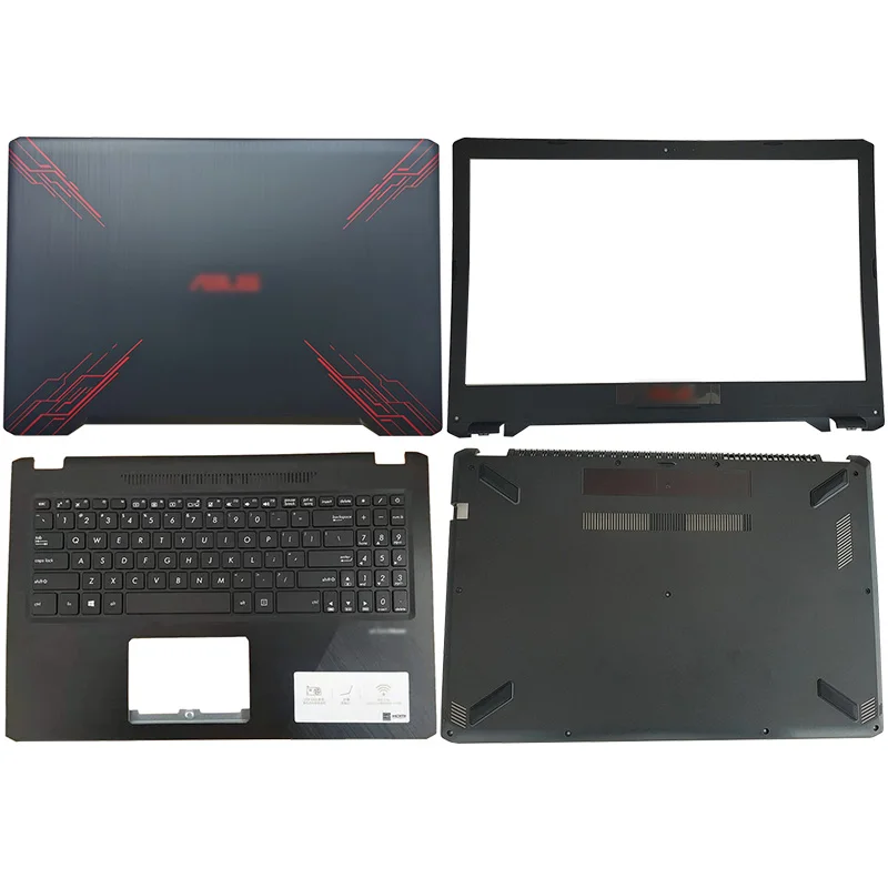 

NEW Laptop LCD Back Cover/Front Bezel/Palmrest/Bottom Case For ASUS YX570 X570 YX570Z YX570ZD YX570UD FX570UD