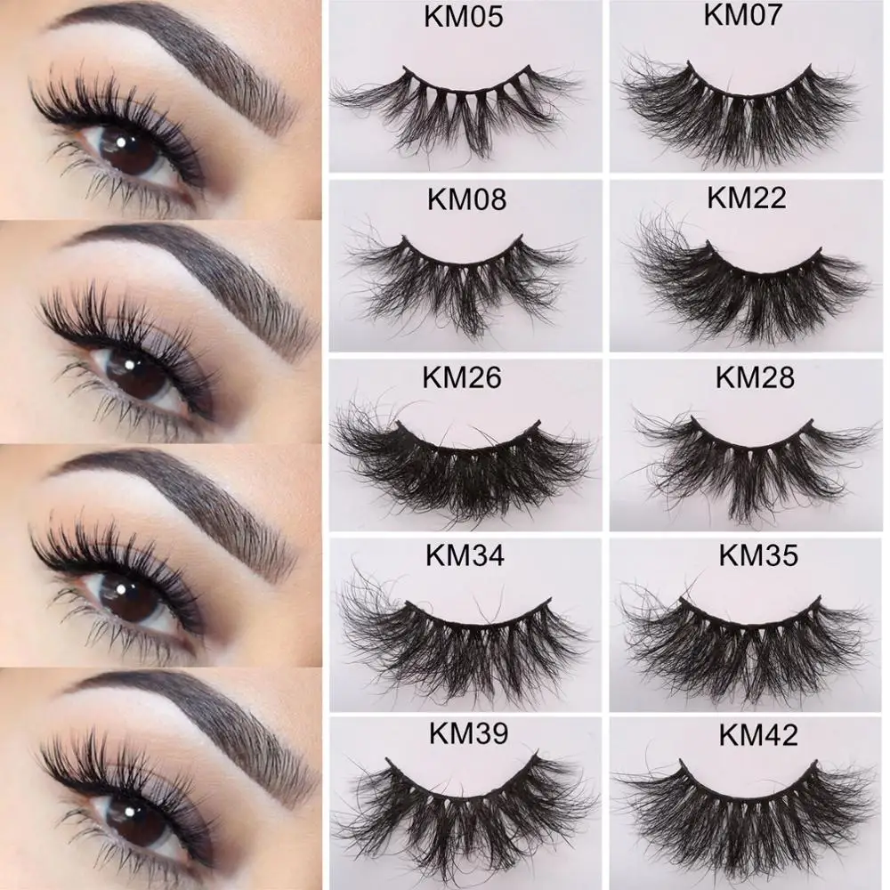 Fluffy 25mm Real Mink False Eyelashes 6d Extra Long Wispy Thickness Strip Lashes Customized Wholesale Fluffy 25mm Real Mink False Eyelashes 6d Extra Long Wispy Thickness Strip Lashes Customized Wholesale