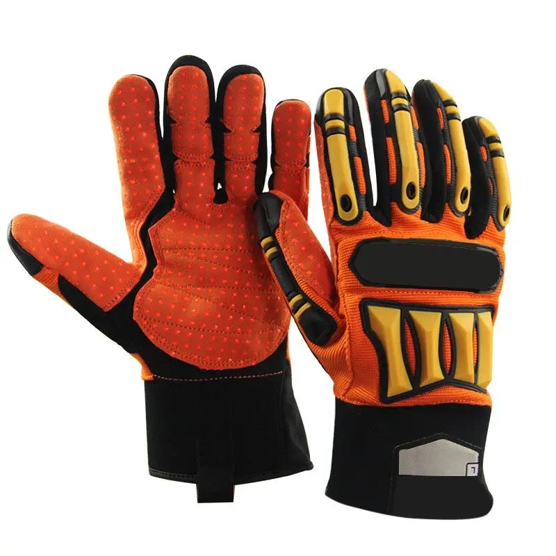 

Outdoor Rescue Mechanical Gloves Anti-collision Wear-resistant Non-slip Oil Proof Shockproof Hand Protection Safety Work Gloves