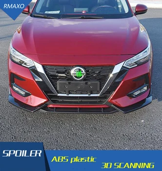

For Sentra Rear spoiler 2020 ABS Rear front Bumper Diffuser Bumpers Protector For Sentra Rear After chrome lip rear spoiler