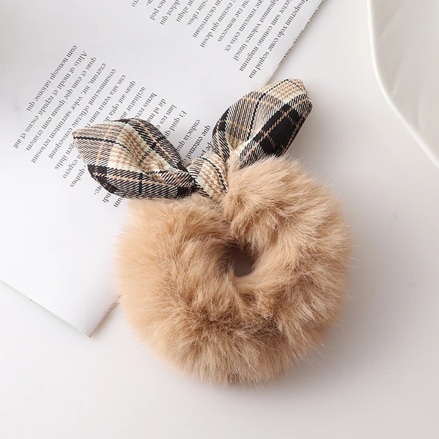 New Cute animal rabbit ear hair ring female rubber band elastic hair bands Korean headwear children hair Accessories ornaments style-10