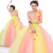 Пышные платья года с блестками и рюшами; бальное платье для девочек; 16 маскарадных костюмов на одно плечо; vestidos De 15 Anos